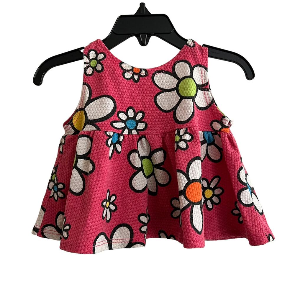 Vintage Jolene Pink Mod Flower Tunic